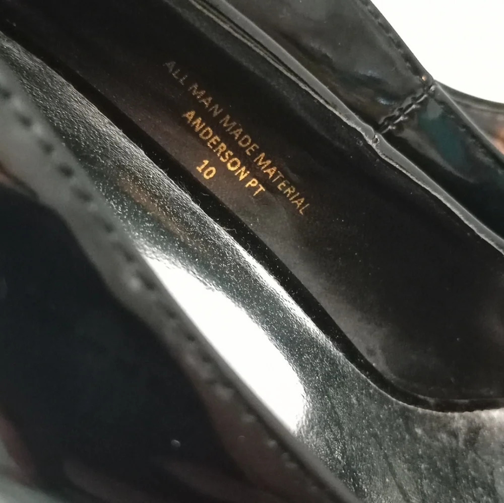 Women’s Heels Red Circle Black Pointy Pumps 10M - Picture 12 of 15